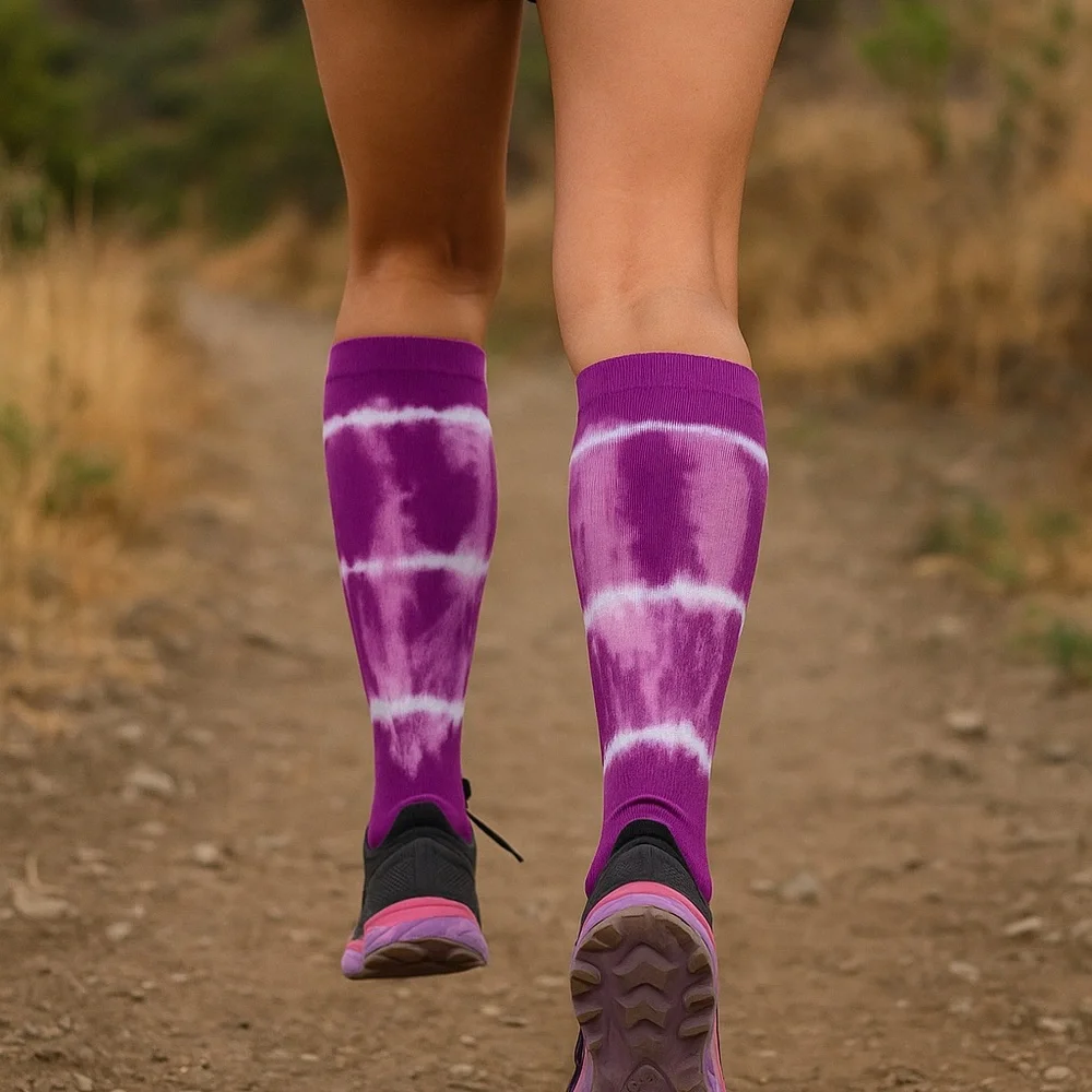 Crazy Compression Hot Pink Compression Socks Y2K Athleisure Statement | Sm/Md